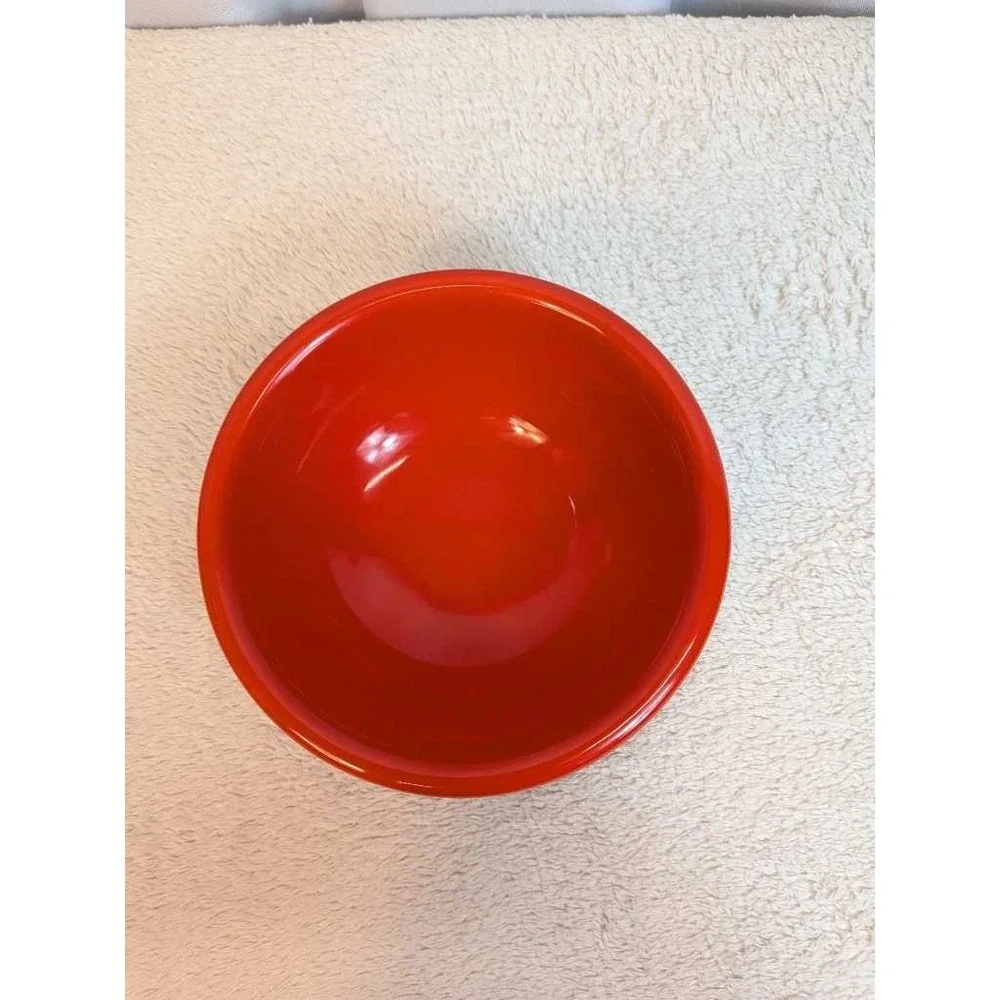 Le Creuset Red‎ Ceramic Pet Bowl Dish Luxury Kitchenware Dishwasher Safe